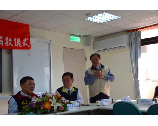 206美濃強震重創台南捐款儀式33