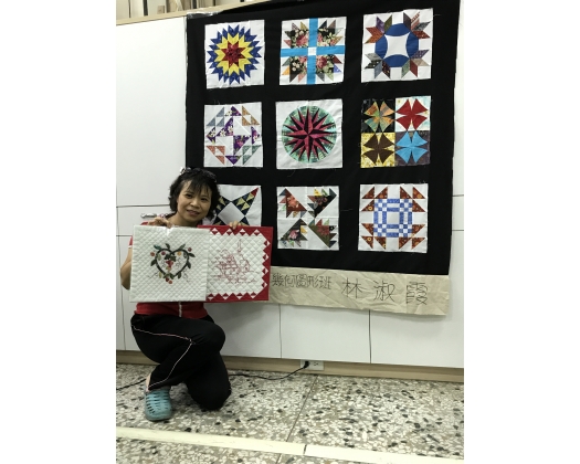 106上職訓幾何圖形壁畫拼接班作班15