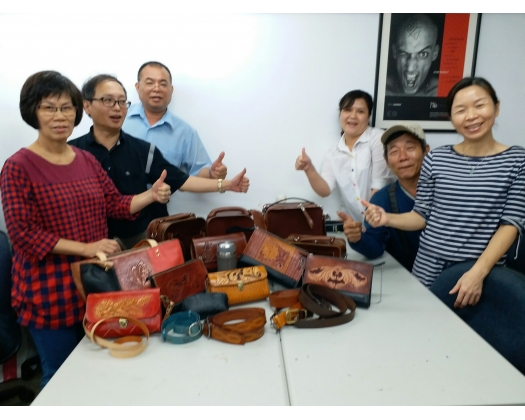 106上職訓手作個性休閒風皮件班26