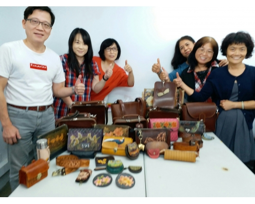 106上職訓手作個性休閒風皮件班33