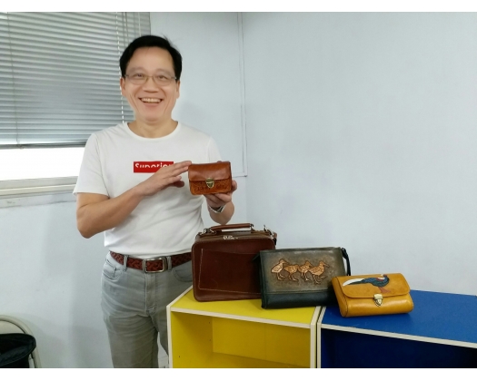 106上職訓手作個性休閒風皮件班37